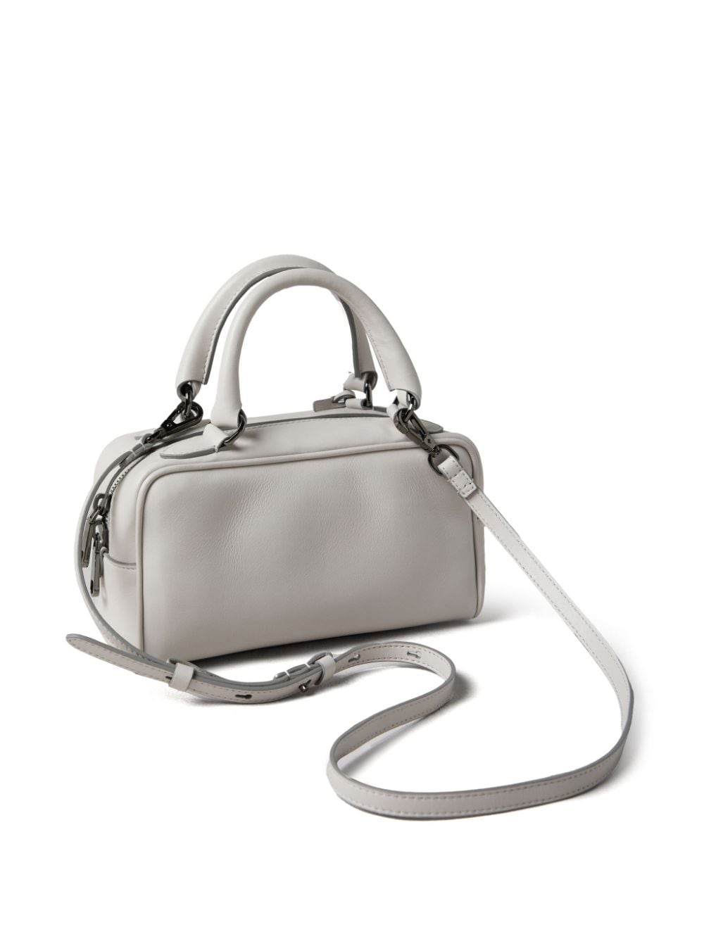 Brunello Cucinelli leather smooth grain handbag Light Grey Handbag Brunello Cucinelli