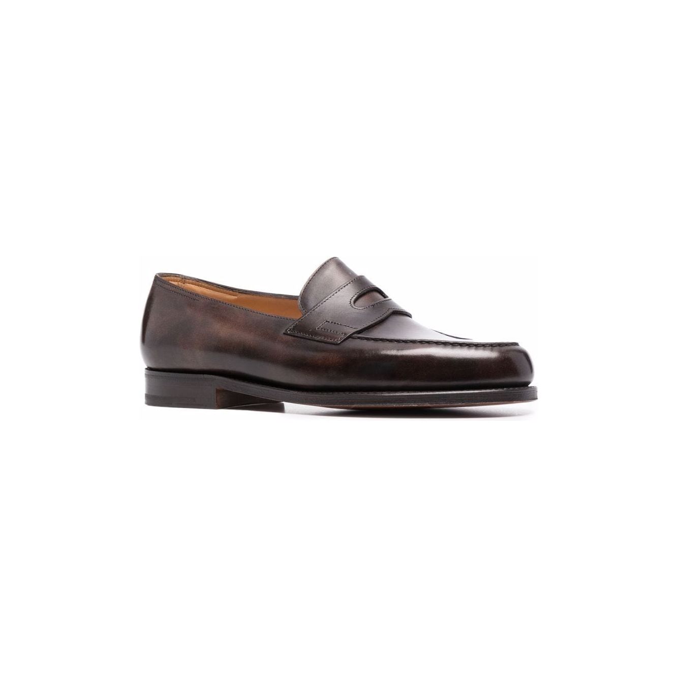 John Lobb Brown Men Loafers