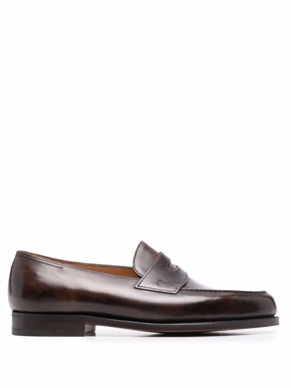 John Lobb Brown Men Loafers