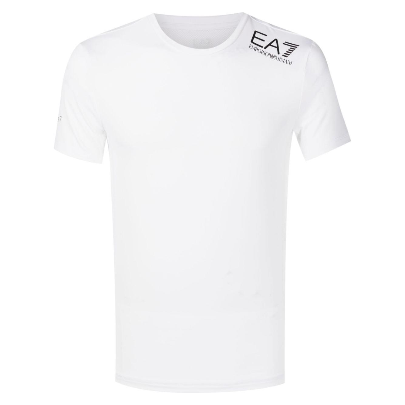 EA7 T-shirts and Polos White Topwear EA7