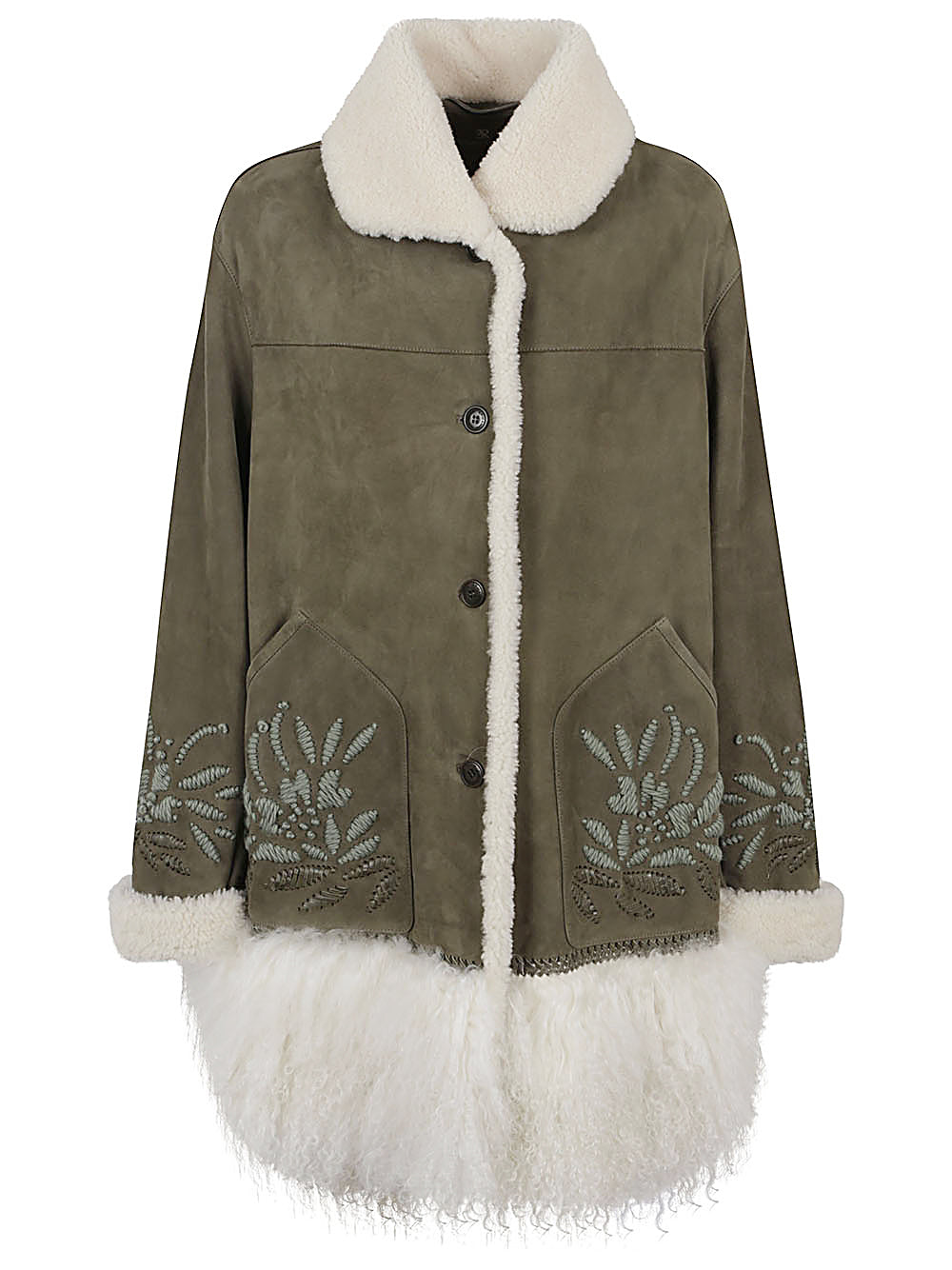 Ermanno Scervino Coats Green Jackets Ermanno Scervino