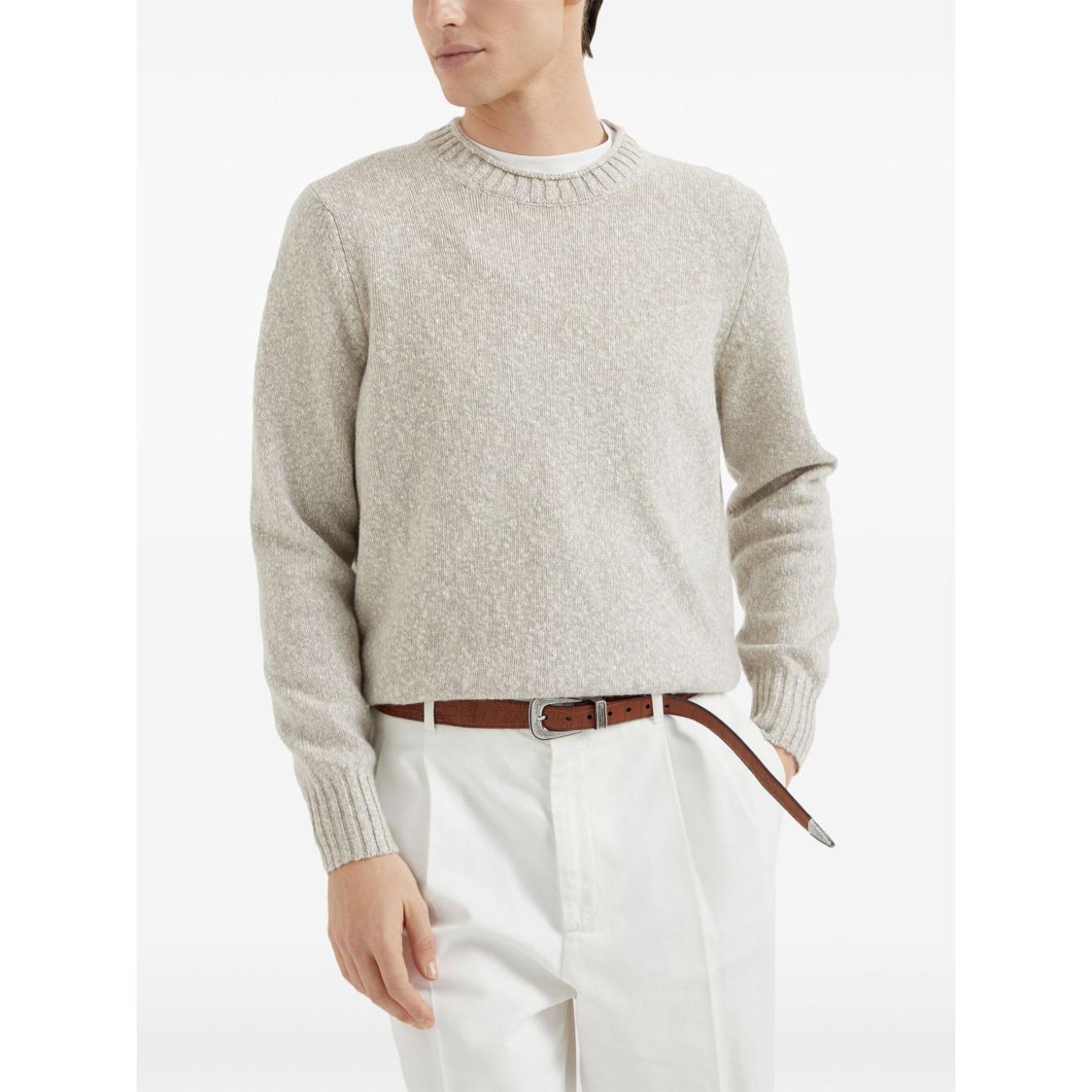 Brunello Cucinelli Sweaters Beige Topwear Brunello Cucinelli