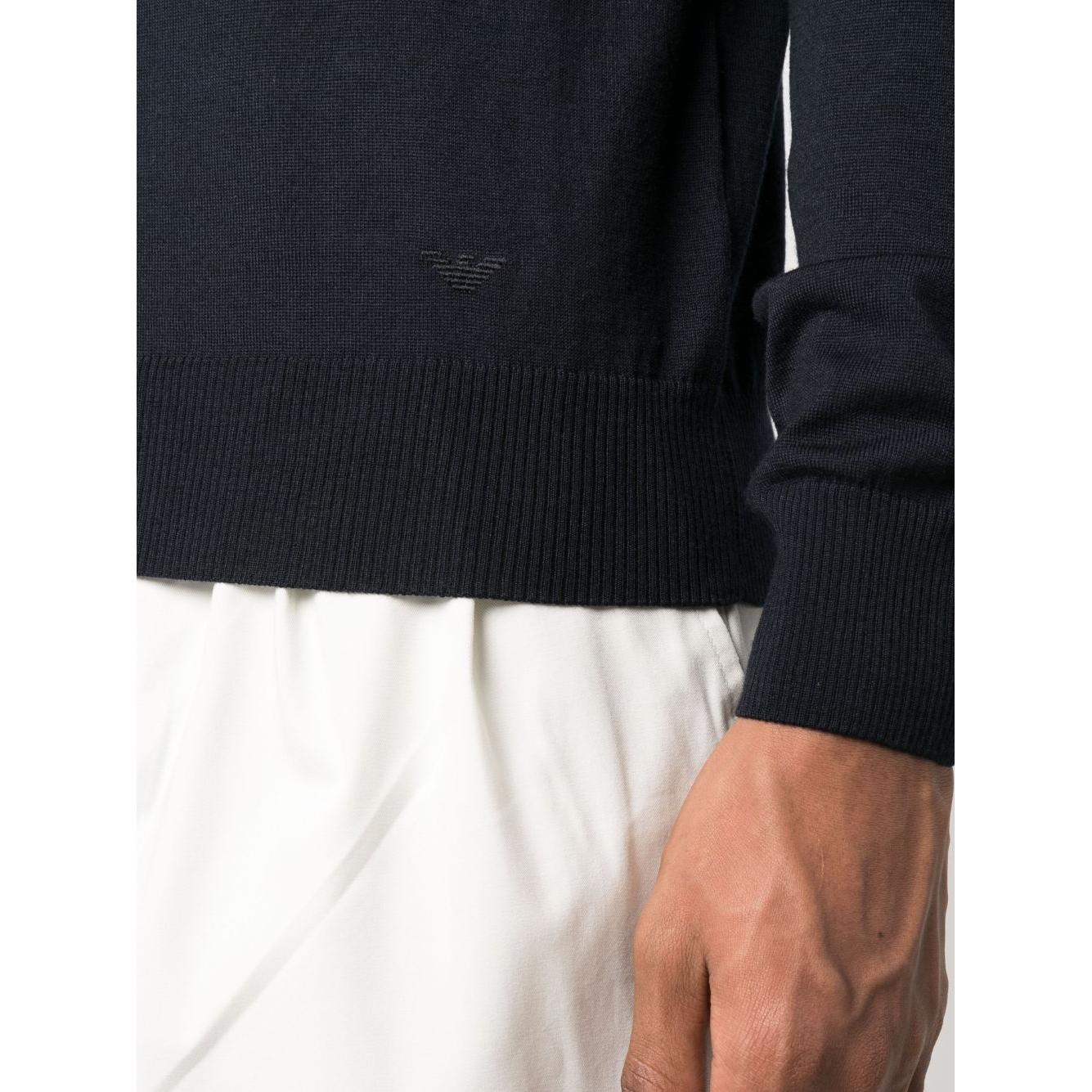 Emporio Armani Sweaters Blue Topwear Emporio Armani