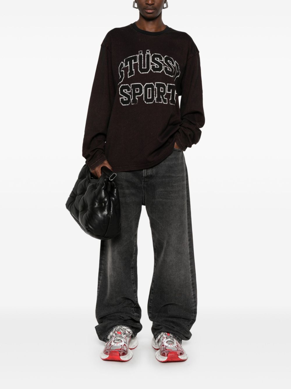 Stussy T-shirts and Polos Black Topwear Stussy