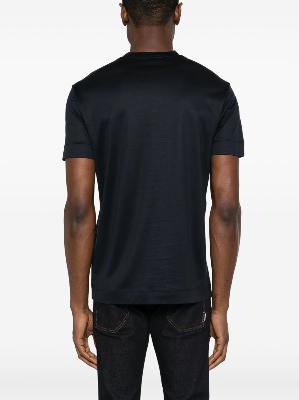 Emporio Armani logo print crew neck T-shirt