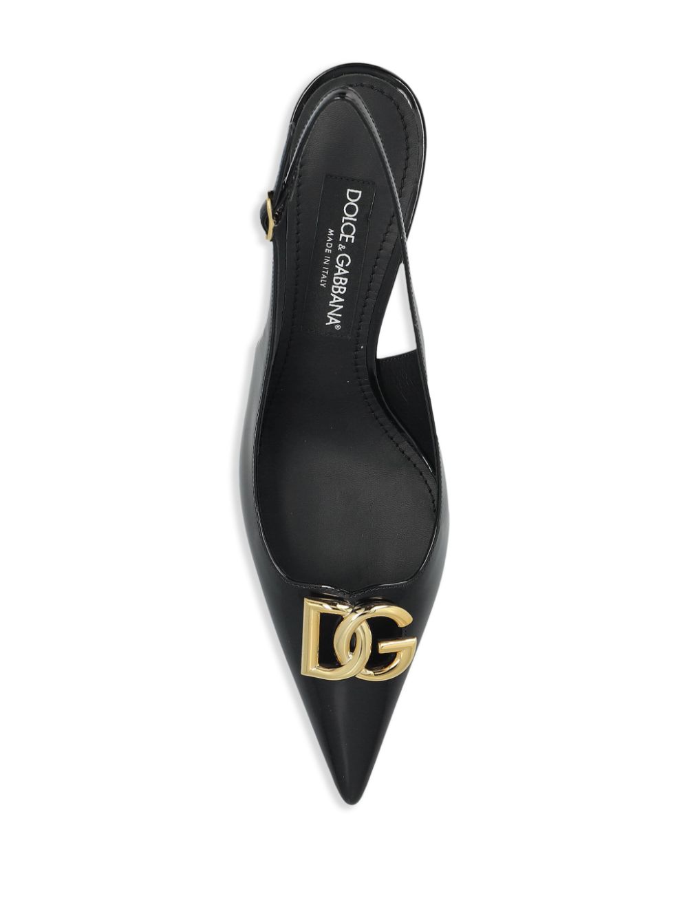 Dolce & Gabbana 60mm DG-logo slingback pumps