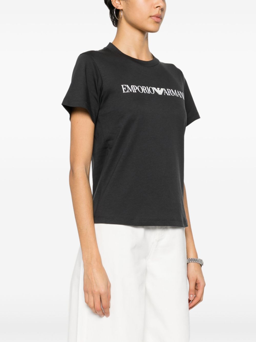 Emporio Armani cotton logo-print T-Shirt