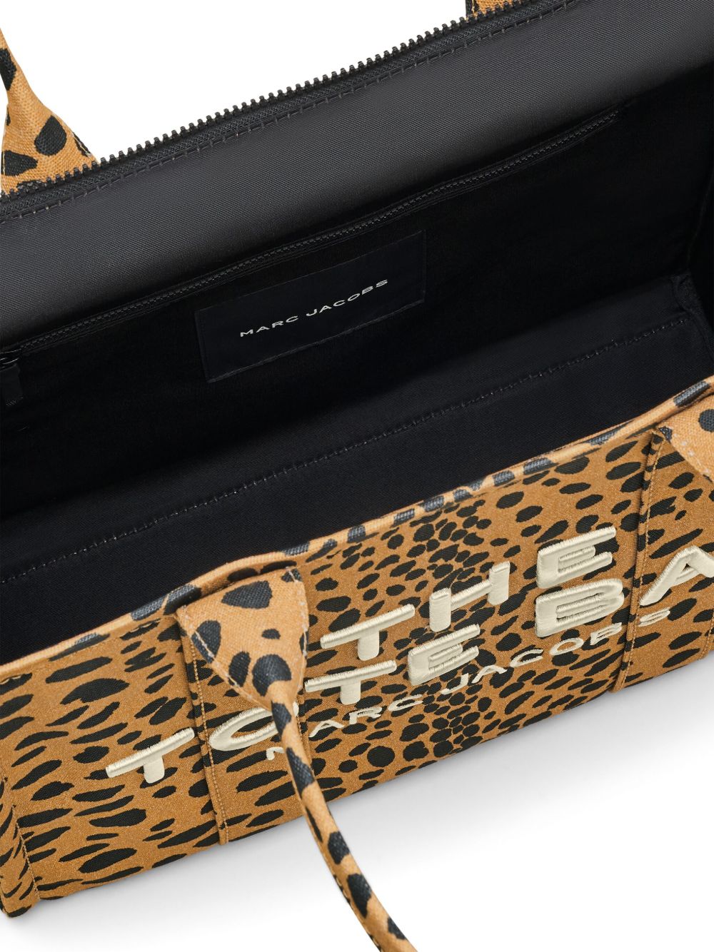 Marc Jacobs cotton canvas Leopard The Tote Bag Shopper Marc Jacobs