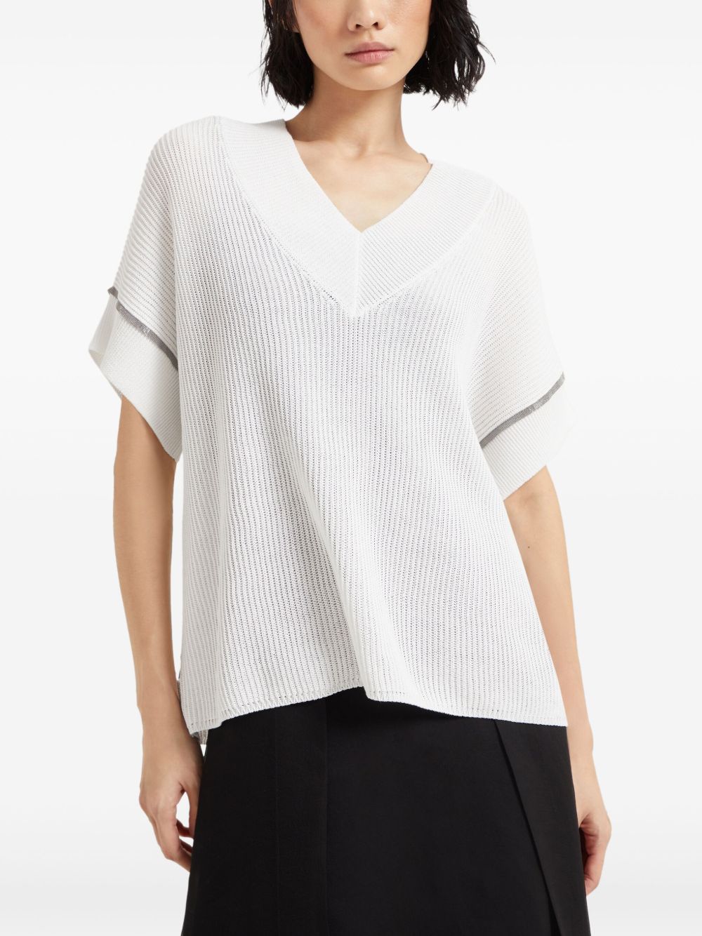 Brunello Cucinelli Sweaters White