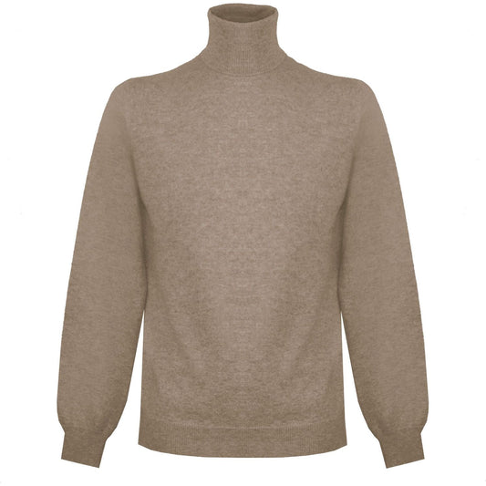 Malo Beige Cashmere Men Sweater Malo