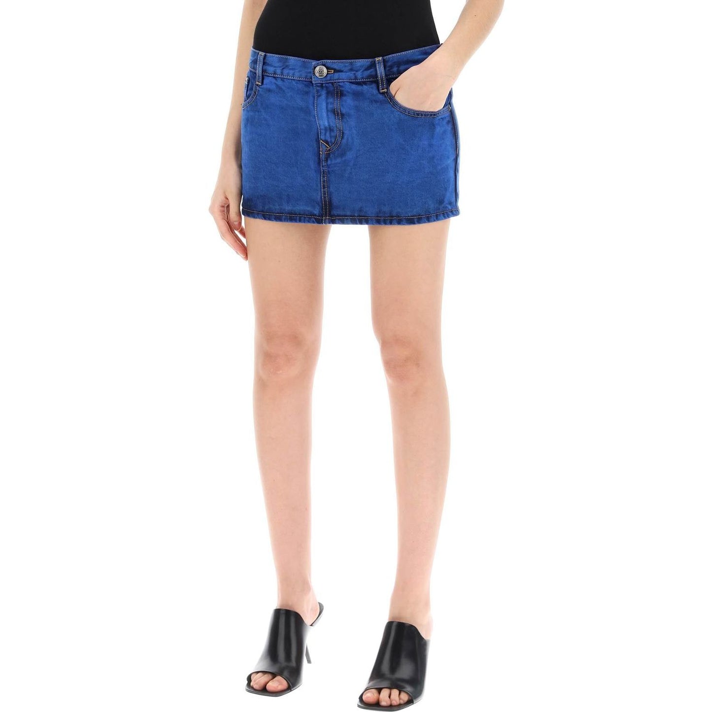 Vivienne Westwood denim foam mini skirt for Skirts Vivienne Westwood