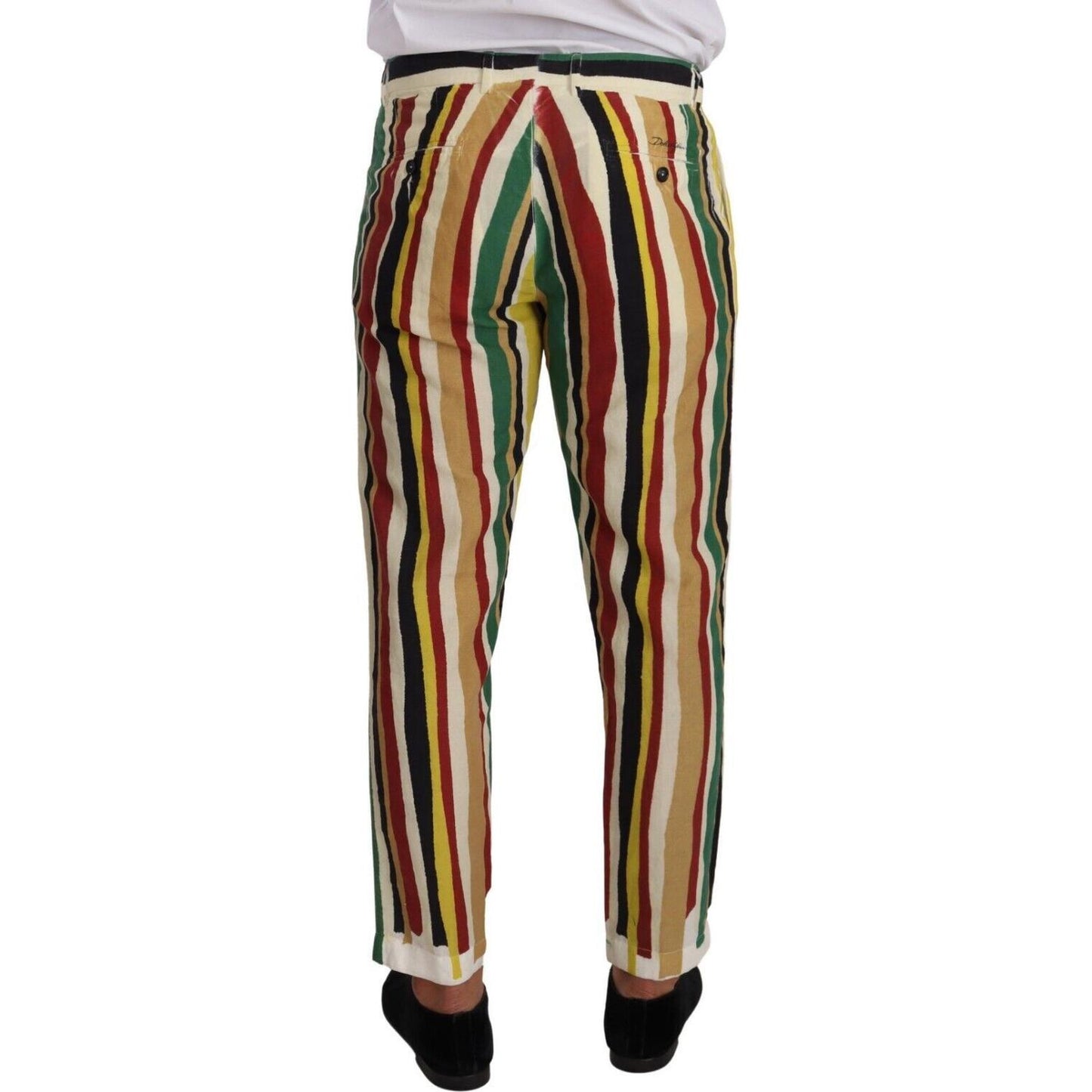 Dolce & Gabbana Elegant Striped Skinny Pants Dolce & Gabbana