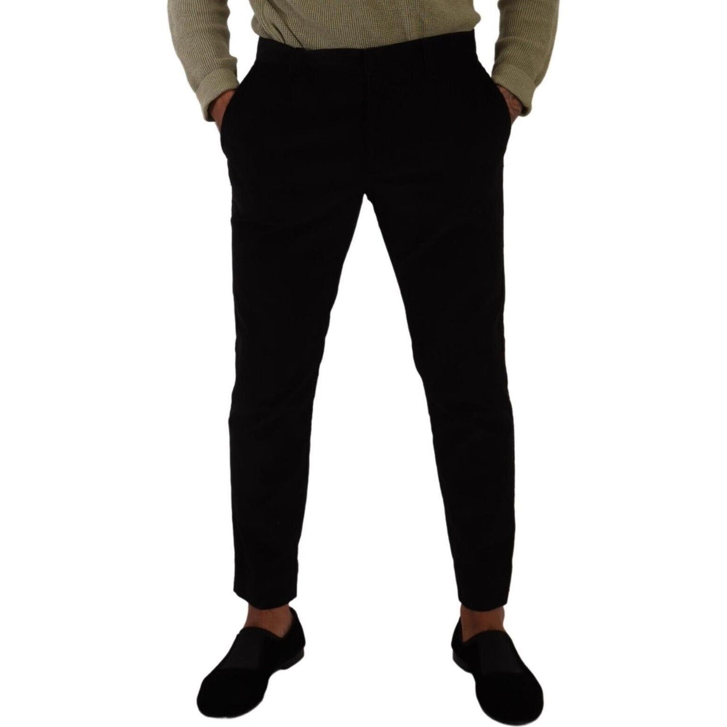 Dolce & Gabbana Elegant Slim Fit Corduroy Skinny Pants Dolce & Gabbana