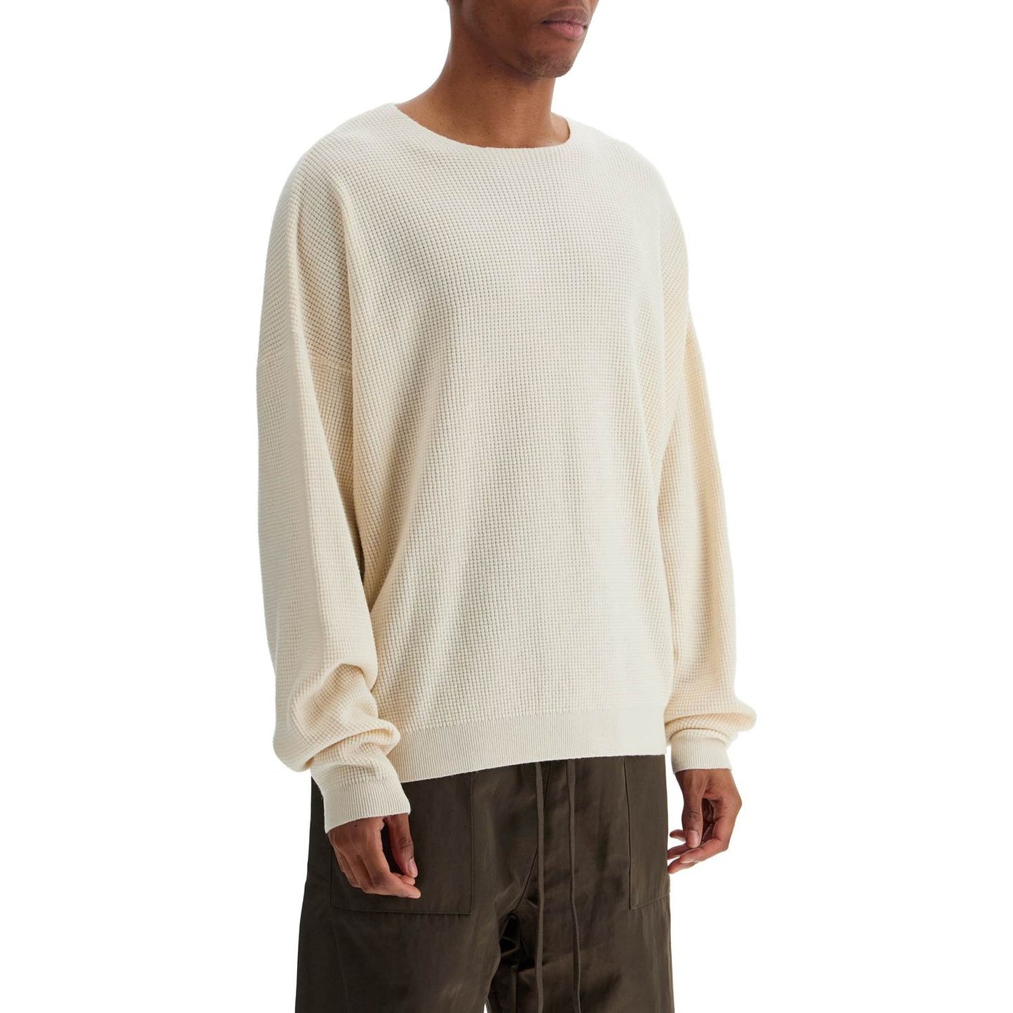 Fear Of God ESSENTIALS waffle crew neck pullover Knitwear Fear Of God ESSENTIALS