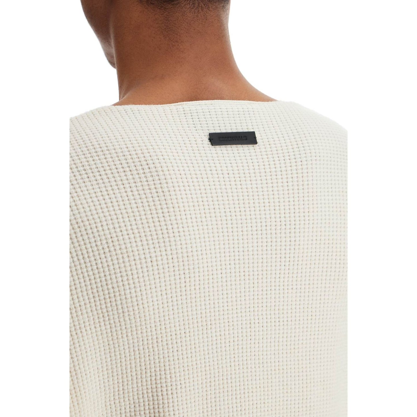 Fear Of God ESSENTIALS waffle crew neck pullover Knitwear Fear Of God ESSENTIALS