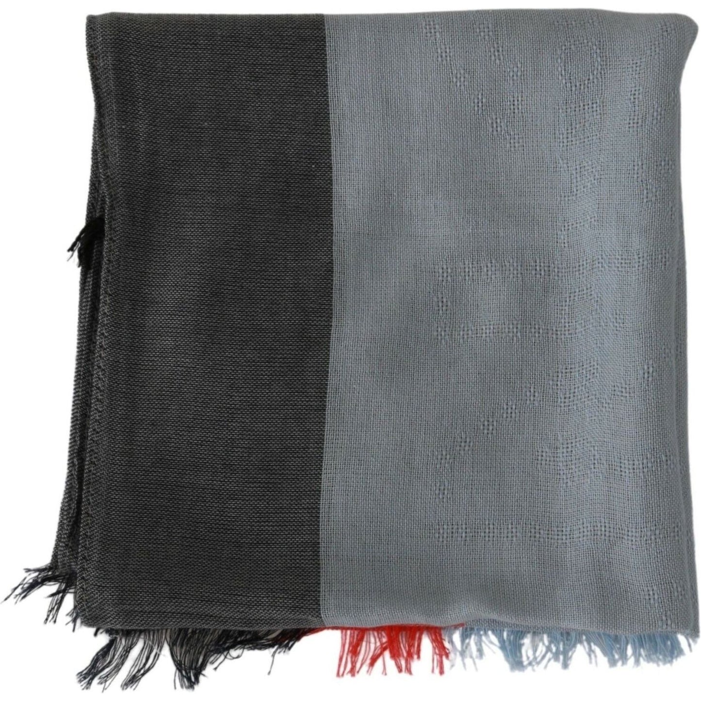 Dolce & Gabbana Elegant Gray Italian Cotton Scarf Dolce & Gabbana