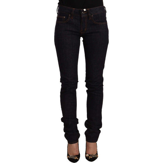 GF Ferre Chic Black Slim Fit Designer Jeans GF Ferre