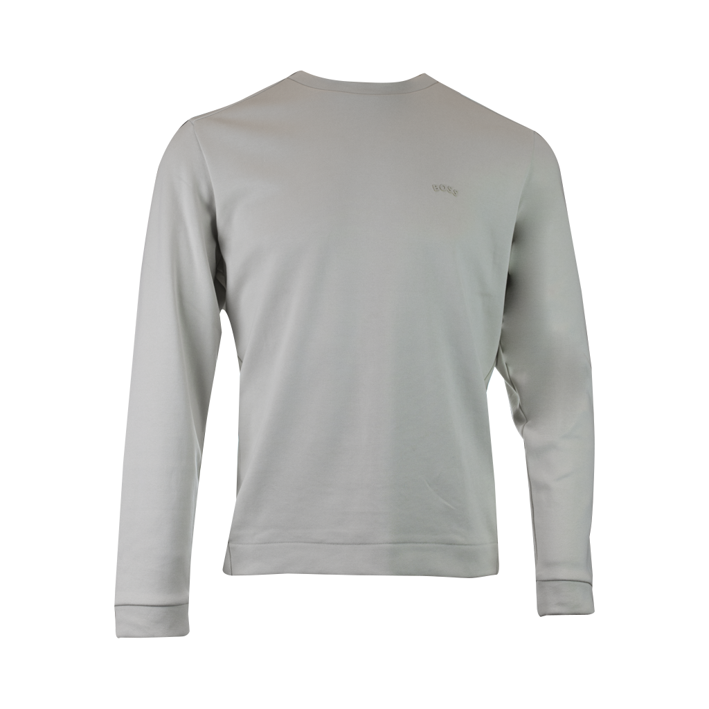 Hugo Boss Elegant Beige Cotton Sweatshirt Hugo Boss