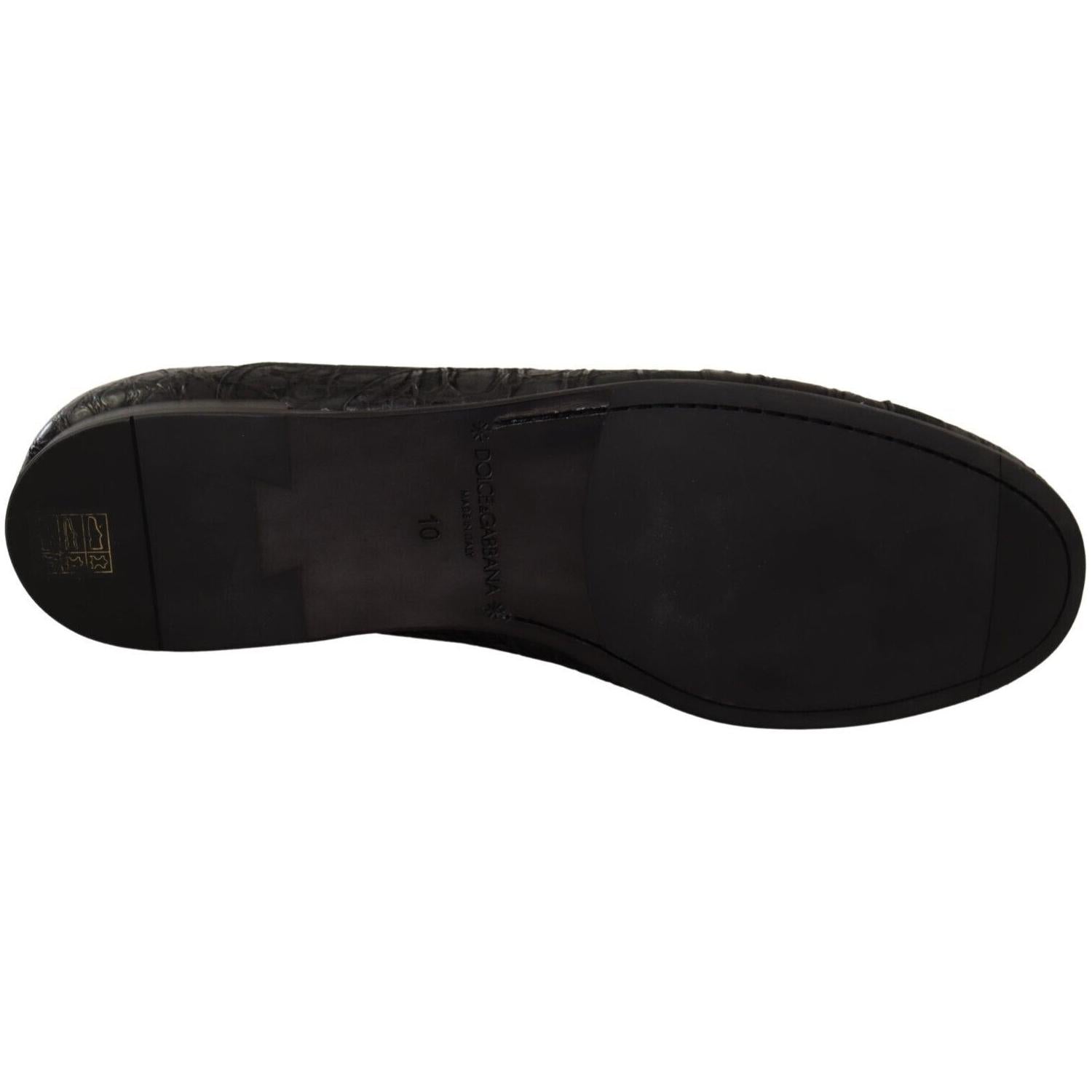 حذاء أوكسفورد أنيق من الجلد الطبيعي من دولتشي آند غابانا