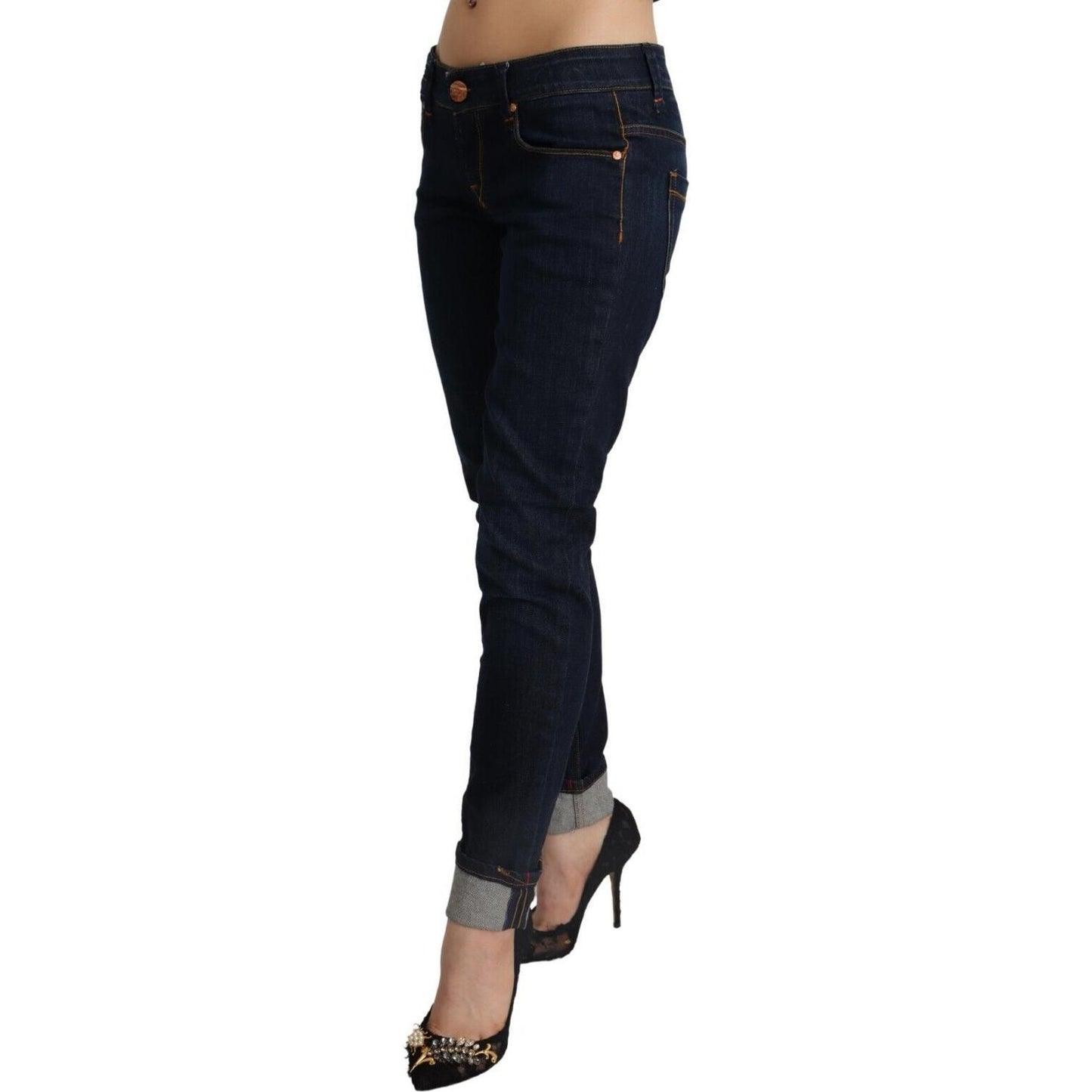 Acht Slim Fit Dark Blue Denim Elegance Acht