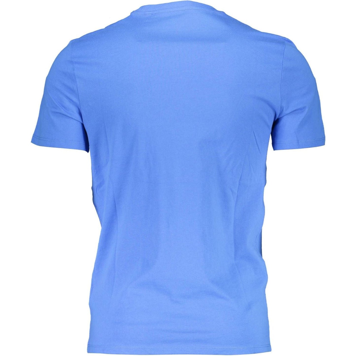 Guess Jeans Blue Cotton Men T-Shirt Guess Jeans