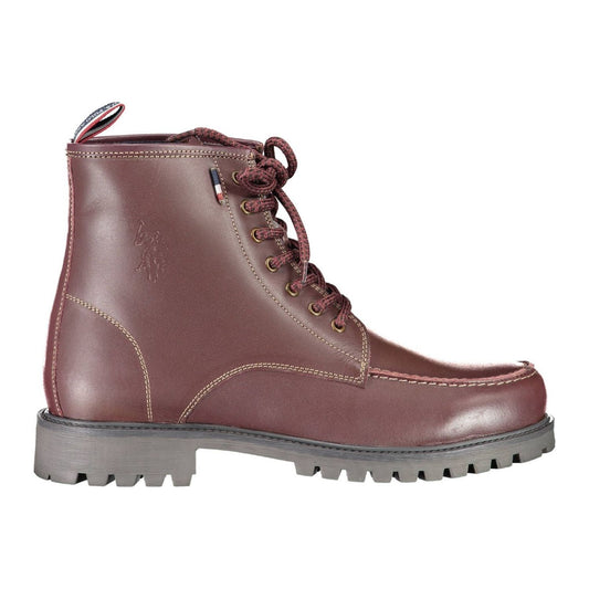 U.S. POLO ASSN. Red Leather Men Boot