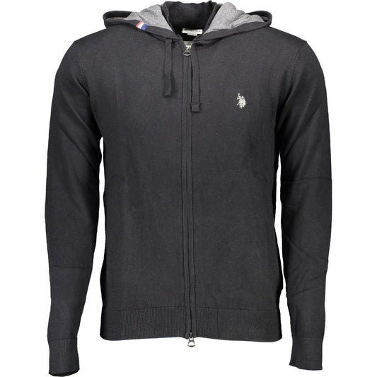 U.S. POLO ASSN. Black Cotton Men Sweater