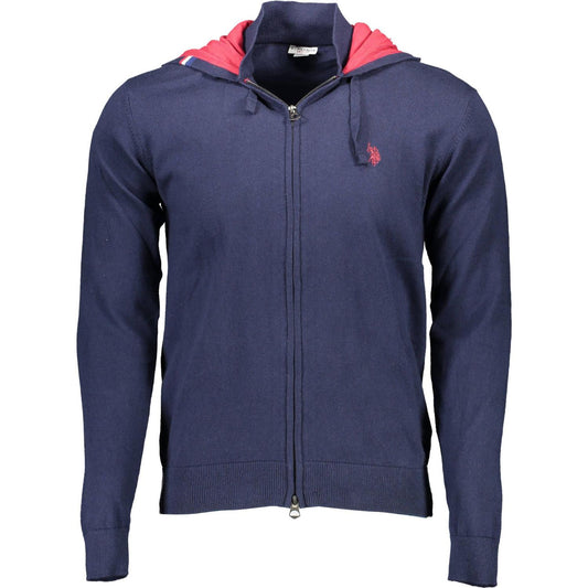 U.S. POLO ASSN. Blue Cotton Men Sweater