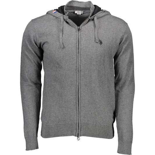 U.S. POLO ASSN. Gray Cotton Men Sweater