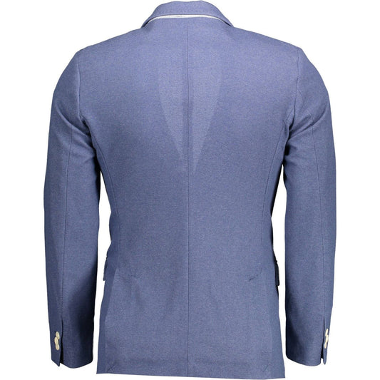 Gant Blue Polyester Men Jacket Gant