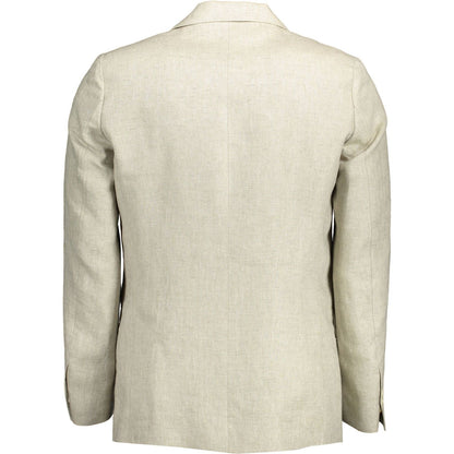 Gant Beige Linen Blazer Jacket
