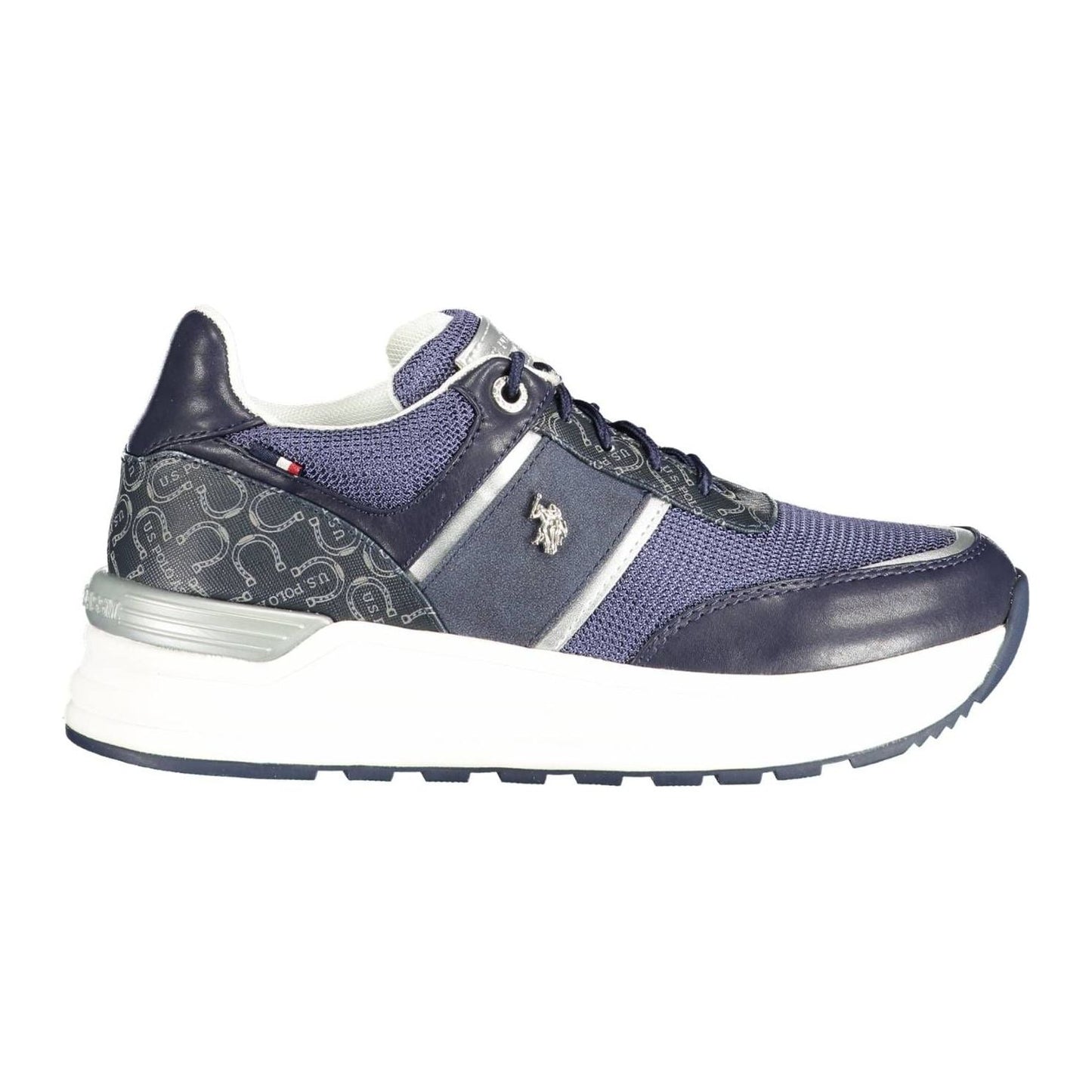 U.S. POLO ASSN. Blue Polyester Women Sneaker U.S. POLO ASSN.