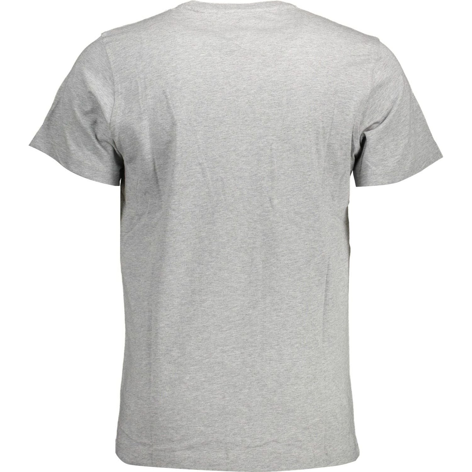 Tommy Hilfiger Gray Cotton Men T-Shirt