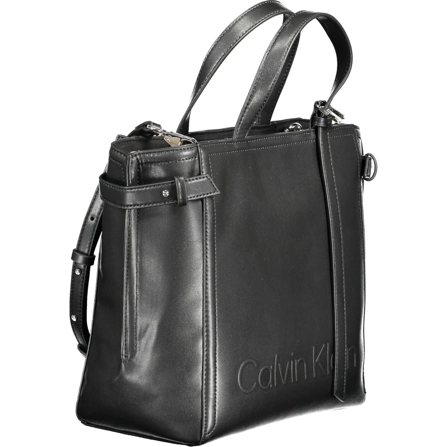 Calvin Klein Black Polyester Women Handbag Calvin Klein