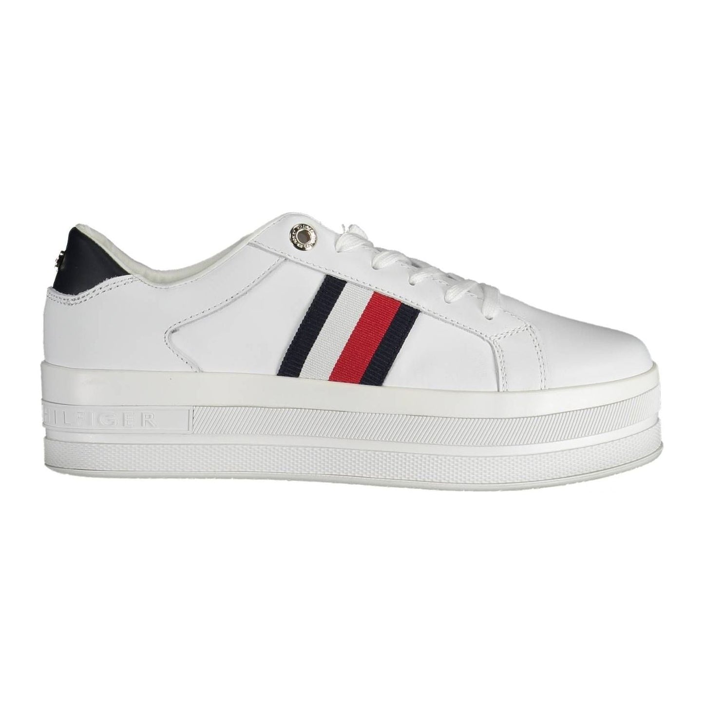 Tommy Hilfiger White Polyethylene Women Sneaker Tommy Hilfiger