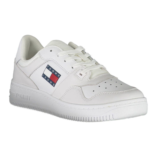 Tommy Hilfiger White Polyester Women Sneaker Tommy Hilfiger