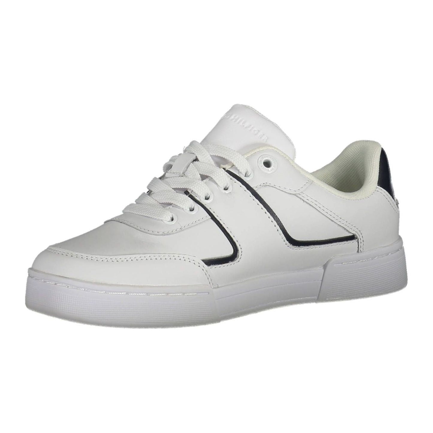 Tommy Hilfiger White Leather Women Sneaker Tommy Hilfiger