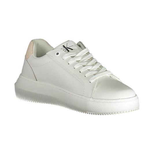 Calvin Klein White Leather Women Sneaker Calvin Klein