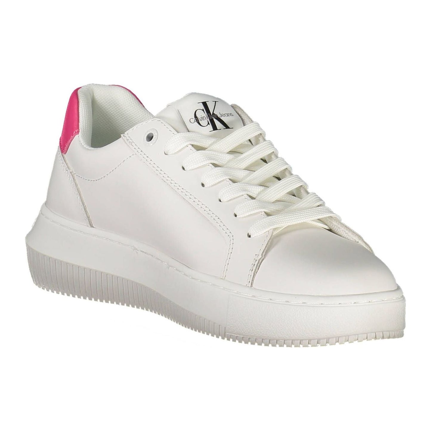 Calvin Klein White Leather Women Sneaker Calvin Klein