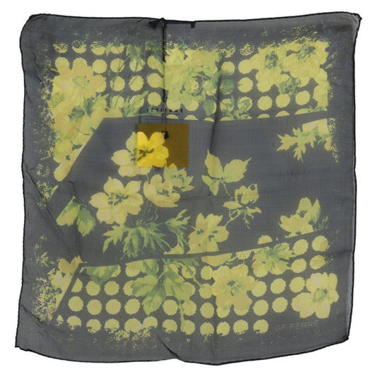 GF Ferre Elegant Floral Silk Scarf GF Ferre