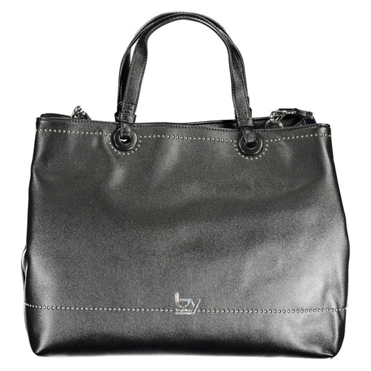 BYBLOS Black Polyethylene Women Handbag BYBLOS