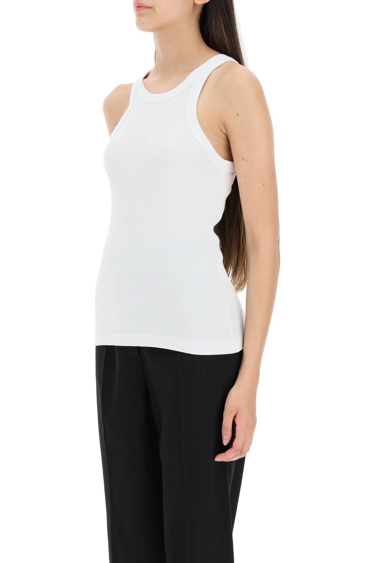 Toteme curved rib tank top Topwear Toteme