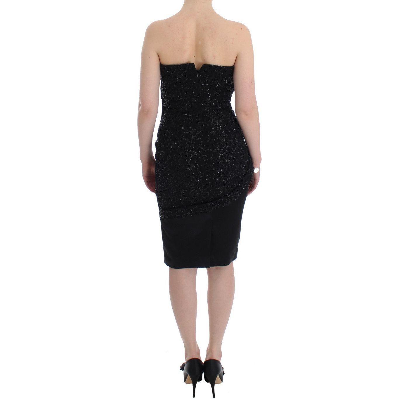 Masha Ma Elegant Strapless Black Dress Masha Ma