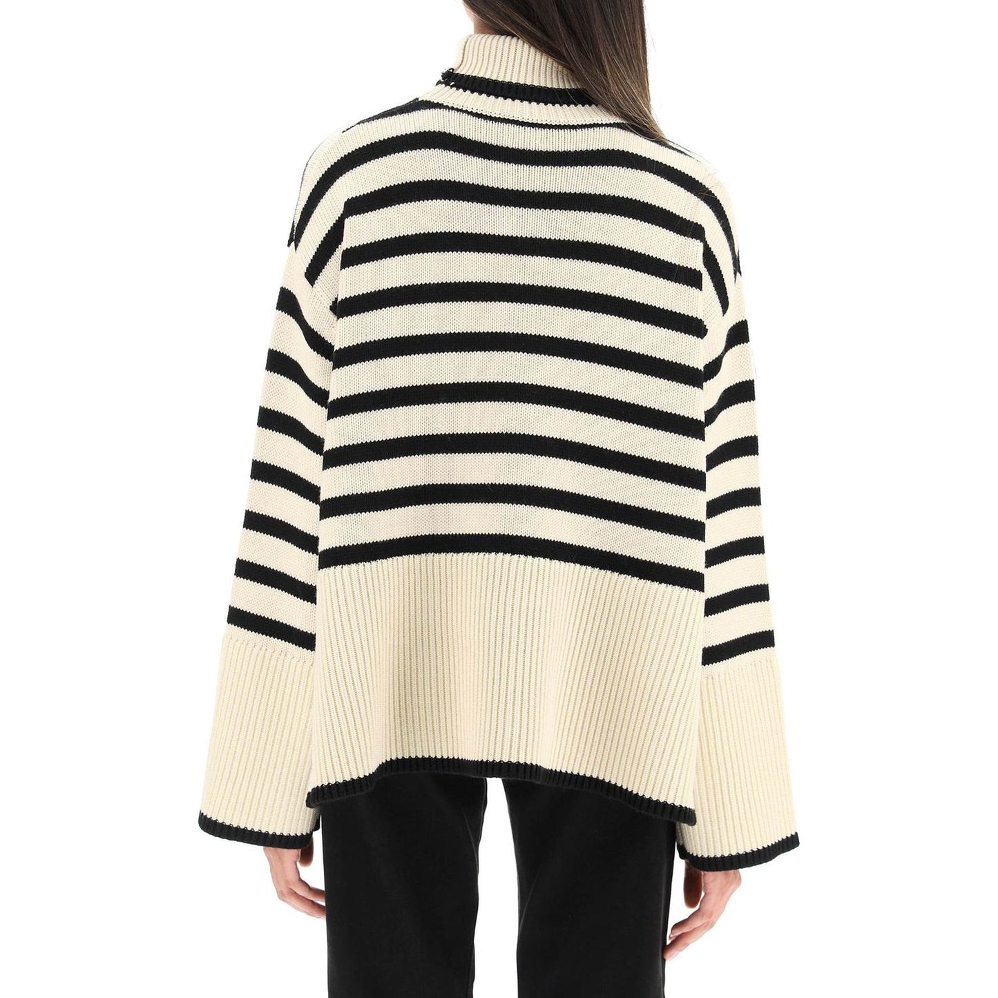 Toteme striped wool cotton turtleneck Knitwear Toteme