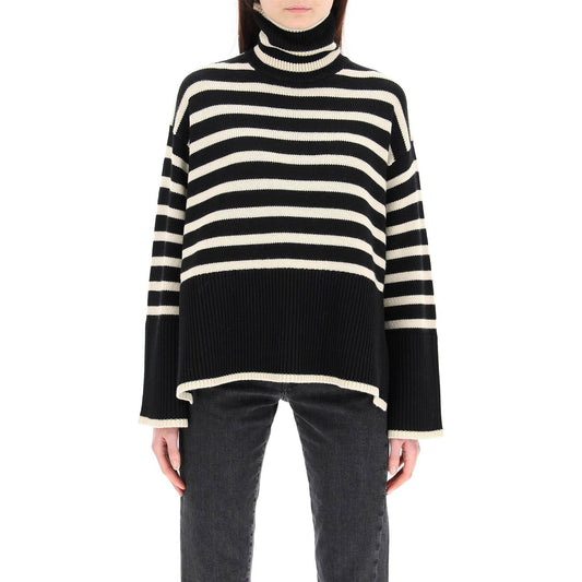 Toteme striped wool cotton turtleneck Knitwear Toteme