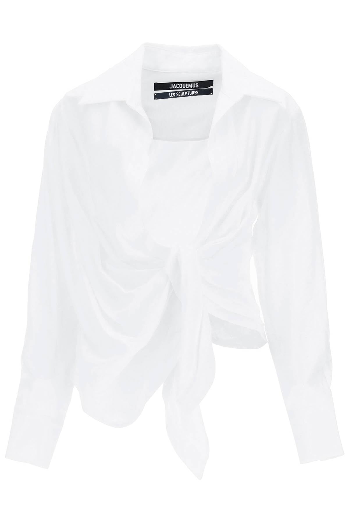 Jacquemus 'la chemise bahia' draped blouse