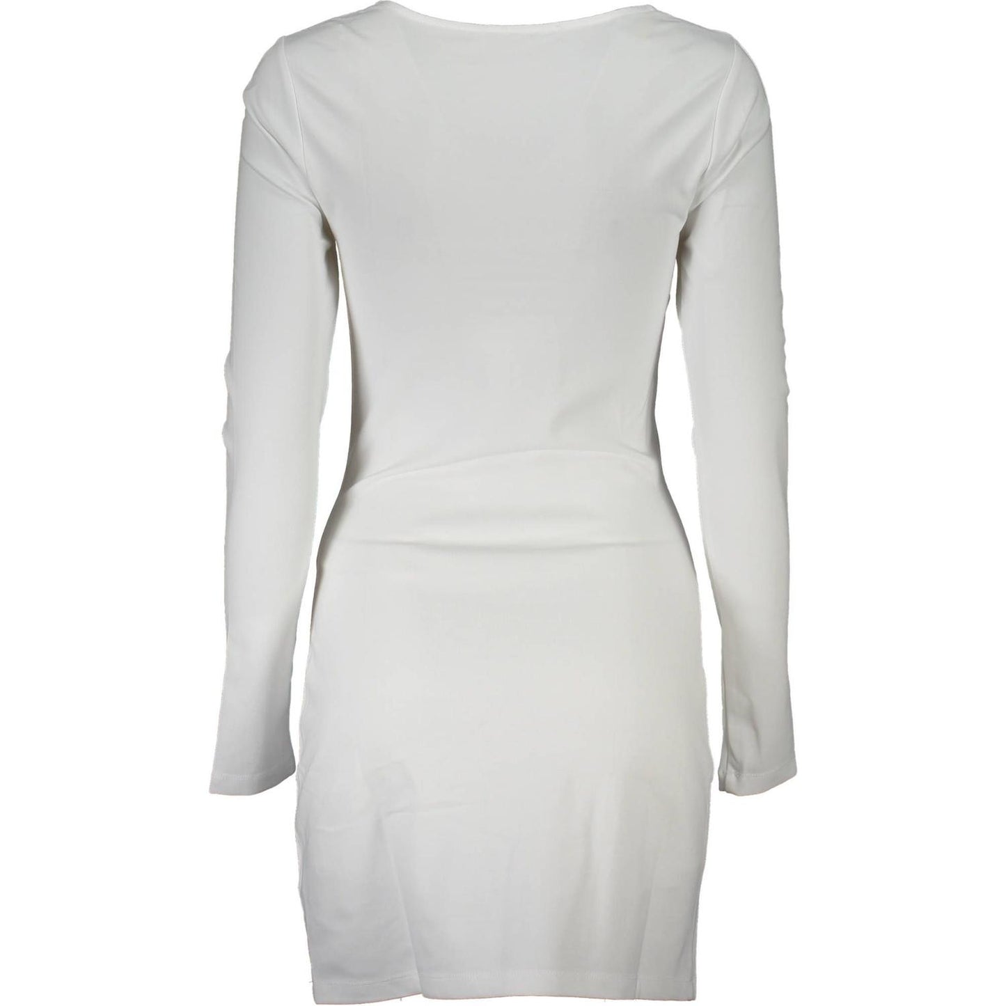 Tommy Hilfiger White Viscose Women Dress Tommy Hilfiger