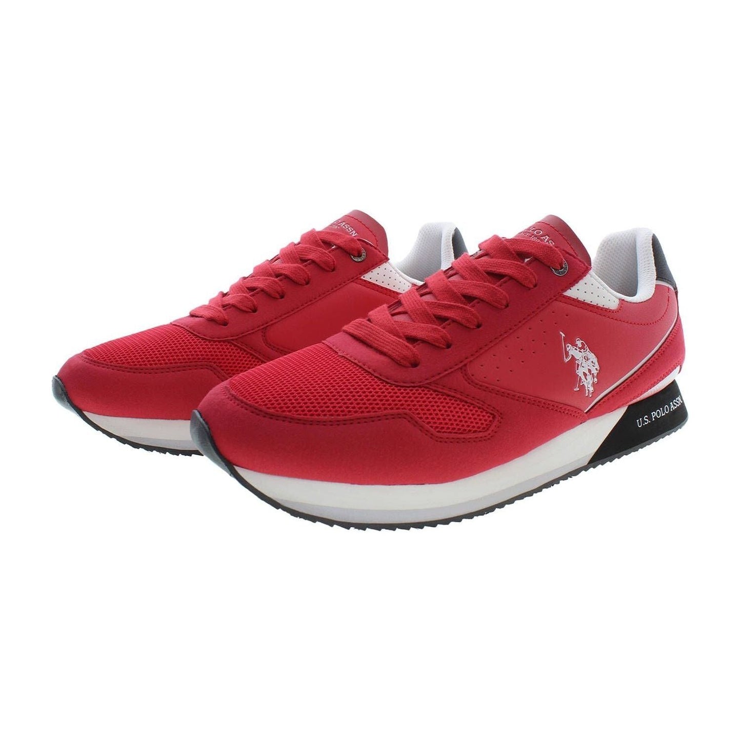 U.S. POLO ASSN. Red Polyester Men Sneaker U.S. POLO ASSN.