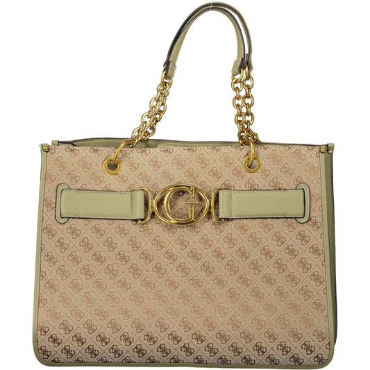 Guess Jeans Green Polyester Women Handbag Guess Jeans