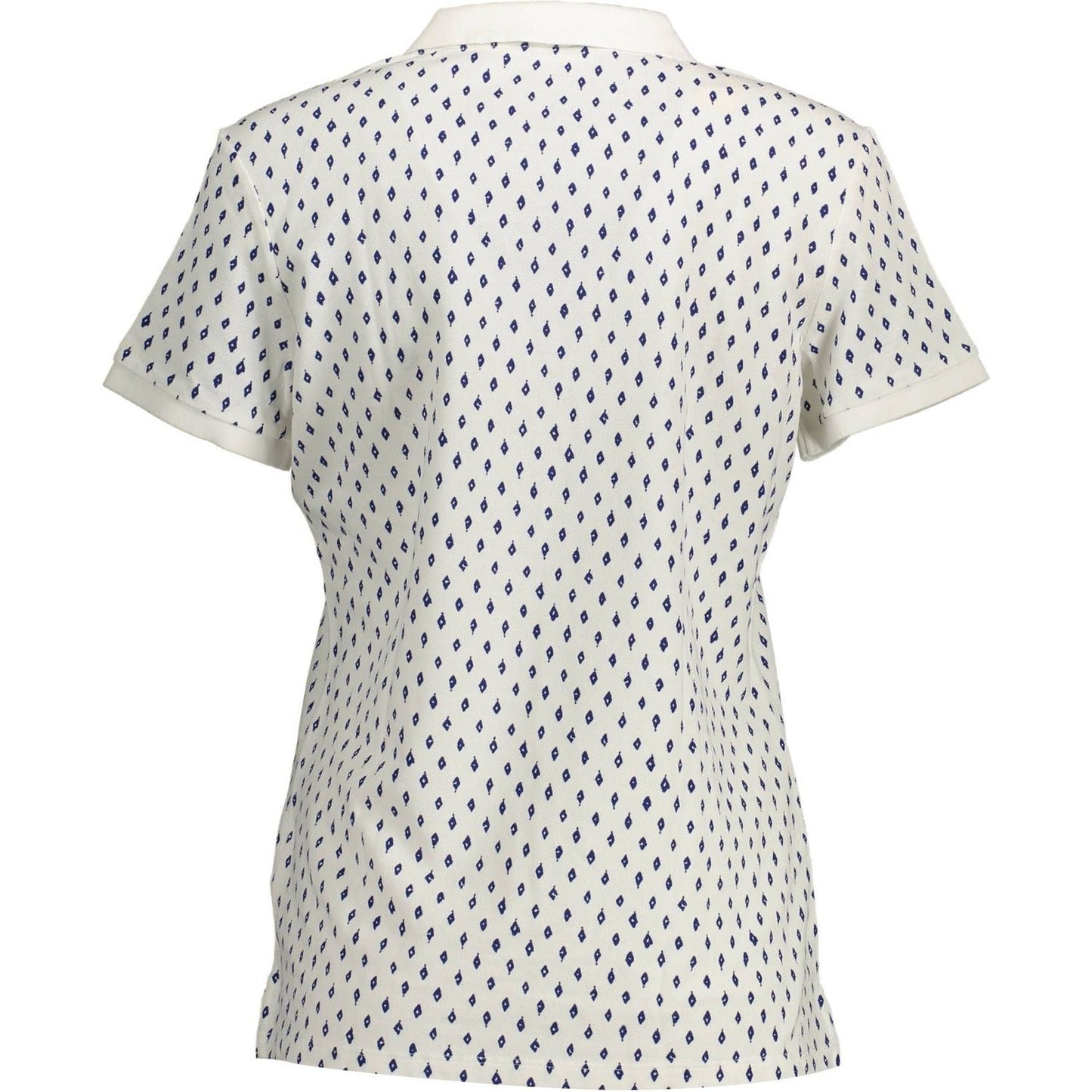 Gant White Cotton Women Polo Shirt Gant